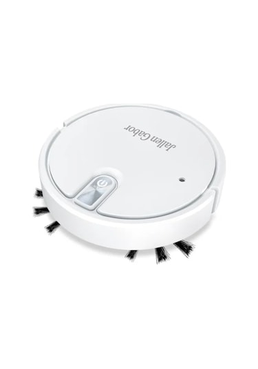 5-in-1 Kablosuz Akıllı Robotlu Süpürge Çok Fonksiyonlu Süper Sessiz Vakumlama A White Beyaz