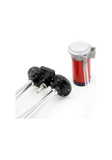 Springsun 12v Çift Trompetli Elektrikli Hava Klarneti, 130db Yüksek Ses, Araç Ve Gemi Uyarı Sistemi, Dayanıklı Çinko Alaşımlı