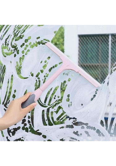 Silikon Kaymaz Pencere Kazıyıcı Çok Fonksiyonlu Banyo Ev Güçlü Temizlik Cam Silecek