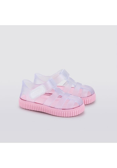 Igor Nico Cristal Kız Çocuk Şeffaf Pembe Sandalet S10290-010 Beyaz - Pembe