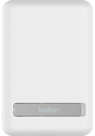 Belkin Bpd004btwt Boostcharge 5k Magsafe Uyumlu Kablosuz Powerbank + Stand - Beyaz siyah