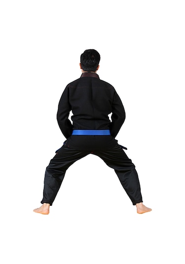 Dosmai Astarlı Profesyonel Jijutsu Elbisesi Kuşaksız Siyah Sb102 Siyah