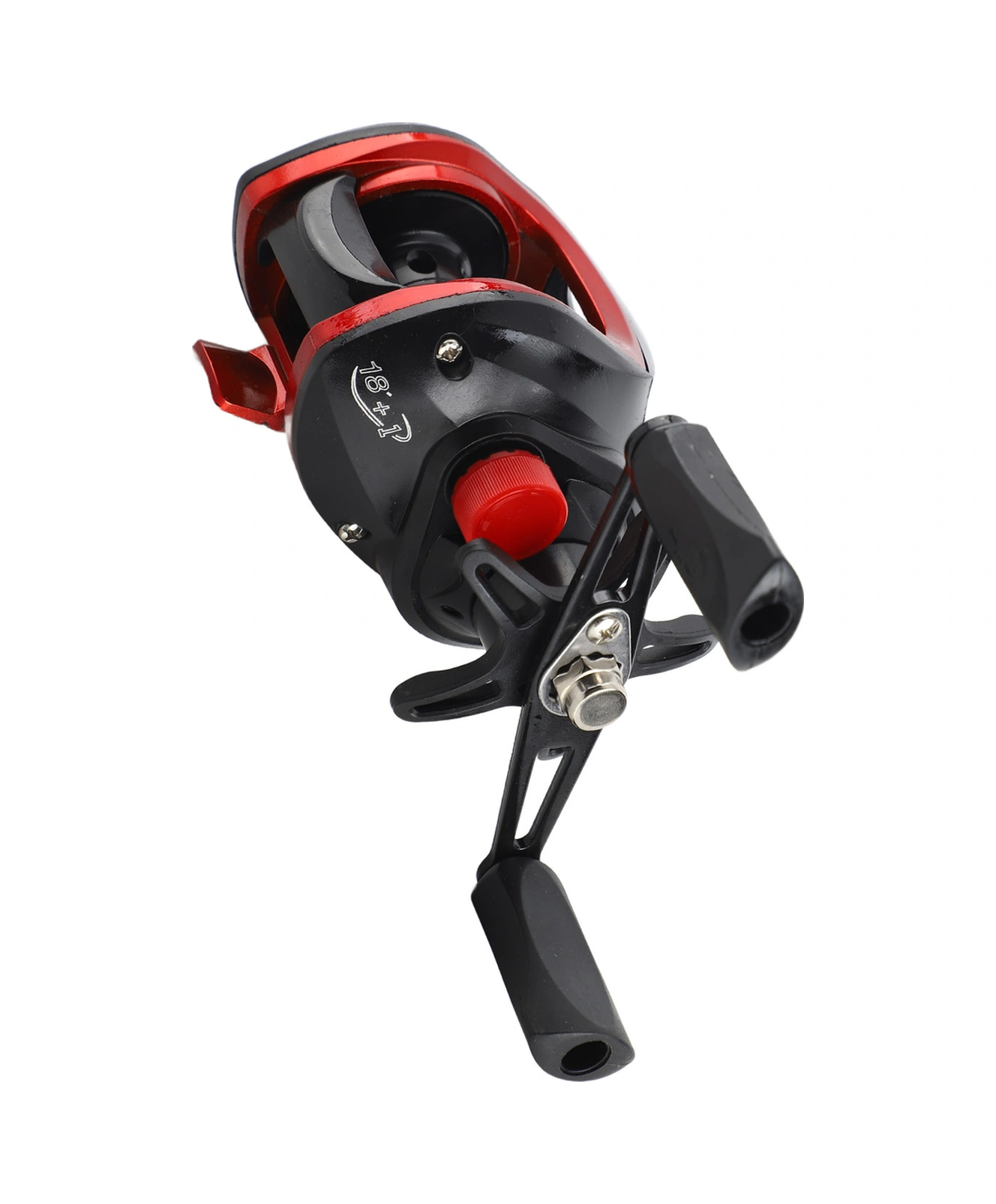 Vkemall Metal Baitcasting Reel Saçma Olmayan Tel 7.2:1 Diş Oranı 8kg Fren Gücü Uzun Atış Dondurma Deniz Balıkçılığı Sol El