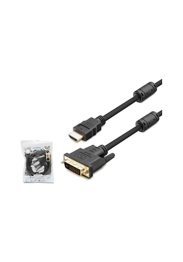 Hadron Hdx7752 Dvı M To Hdmı M Kablo 24+1 Pvc 1.8m Siyah 1.8m