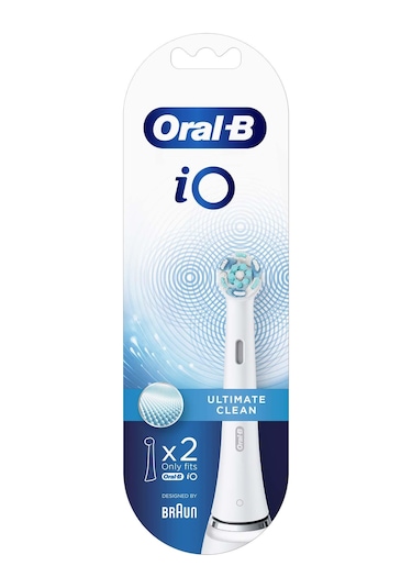 Oral-B iO Ultimate Clean Beyaz Diş Fırçası Yedek Başlığı 2'li