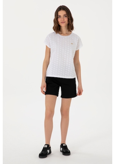 U.s. Polo Assn. Kadın Siyah Şort / Bermuda 50309125-vr046 Siyah
