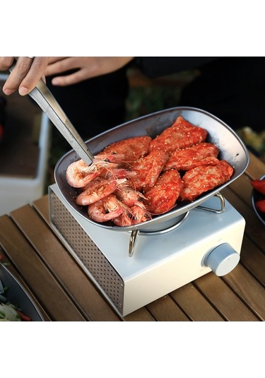 Tongxida Titanium Safari Yemek Tabağı - Ultra Hafif, Sağlıklı, Çakılabilir - Manav, Salata, Balık Servisi İçin Kamp Ve Piknik Çok Renkli