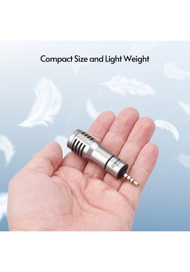 Springsun Mikrofon Boya By-p4 Çok Yönlü Kondansatör Mikrofon Rüzgarlıklı Mini Mikrofon 3,5 Mm Trrs Fiş