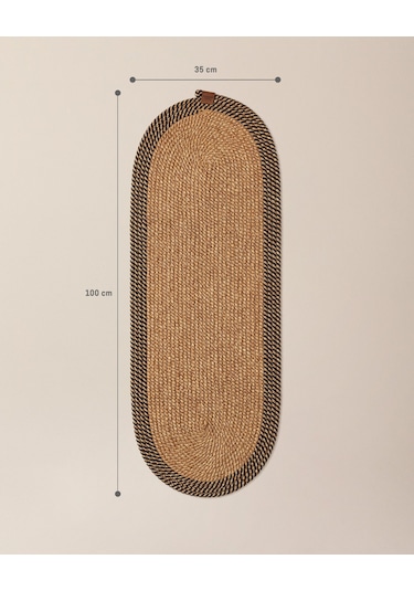 Madame Coco Alsace Masa Runner - Naturel/siyah 8684427114506 Çok Renkli
