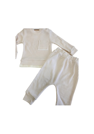 Alt Üst Bebek Spor Takım - Krem