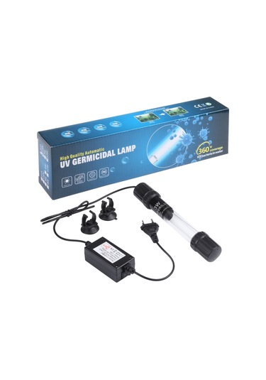 Akvaryum İçin Uv-003 3w Ultraviyole Antiseptik Lamba Dezenfeksiyon Işığı, Ab Tak