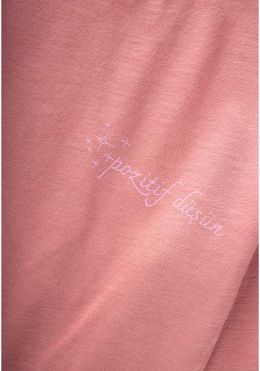 Cigit Sloganlı Uzun Kollu T-shirt 2-10 Yaş K Pembe