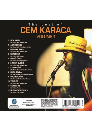 Cem Karaca - The Best Of Cem Karaca 4 Cd