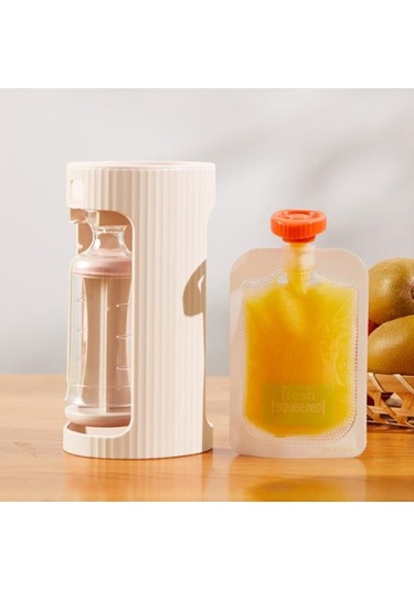 Ev Yapımı Mama Poşeti Doldurma İstasyonu Mama Poşeti Yapıcı Yeşil