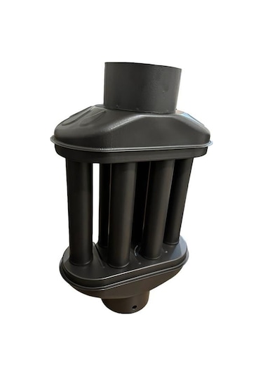 Baca Cimrisi / Boy: 40 Cm / Çap: 13 Cm / Mat Siyah Emaye / Baba's Stove