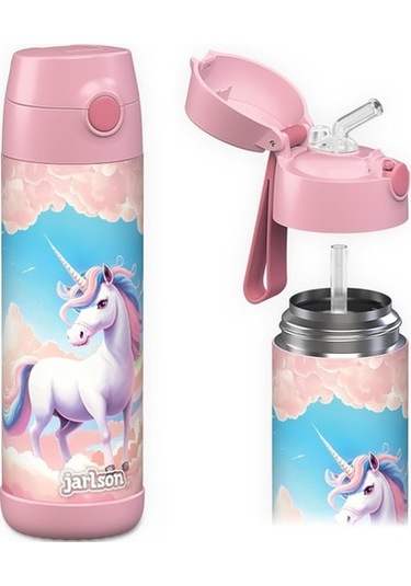 Çocuk Paslanmaz Çelik Hasır Su Şişesi 350ml Bpa Free Sızdırmaz Okul Ve Kreşler Için Yalıtımlı Su Şişesi Uwgn4d Diğer