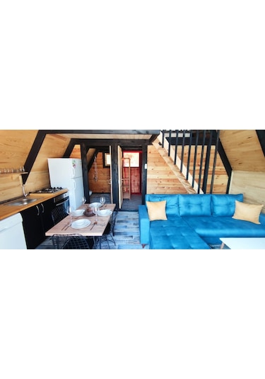 Masifev Stella 70M2 2+1 Dev Üçgen Ahşap Ev