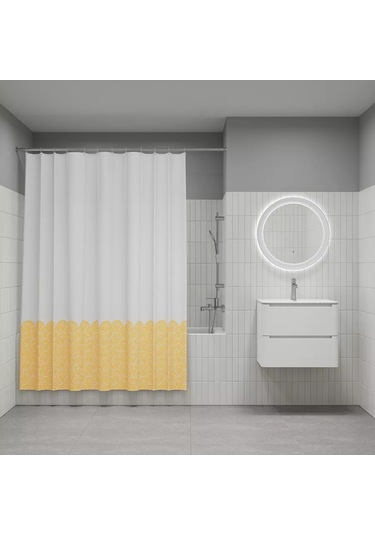 Iddıs Banyo Ve Duş Perdesi, Kumaş, 180x200 Cm 180110835 Gri