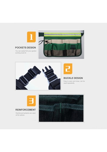 Konesam Pratik Bahçe Alet Çantası - Ergonomik, Dayanıklı Ve Geniş Depolamalı