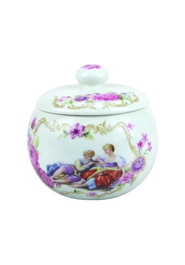Rosenberg Kapaklı Seramik Şekerlik 153903145 Beyaz