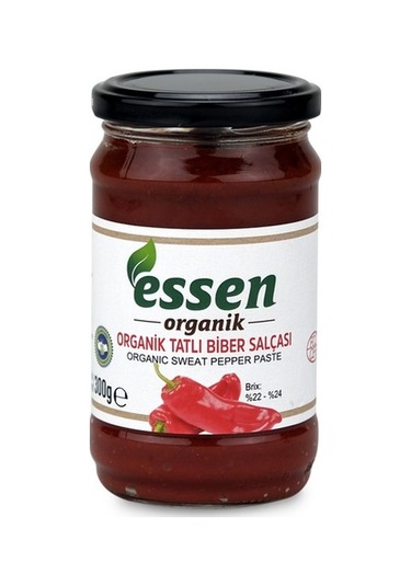 Essen Organik Tatlı Biber Salçası Tuzsuz 300 Gr