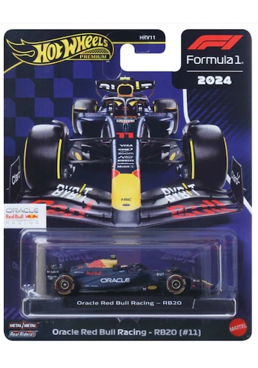 Hot Wheels Premium F1 Formula 1 Oracle Red Bull Racing Rb20 11 Sergio Perez Siyah