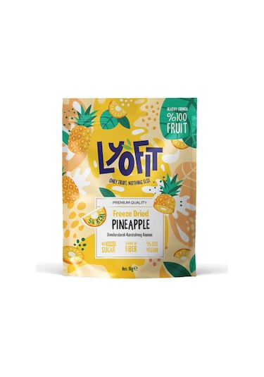 Lyofit Food Freeze Dried Ananas 15 G