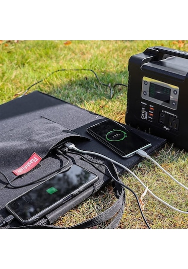 Taşınabilir Katlanabilir 24v Daha Hızlı Şarj 100w Güneş Paneli