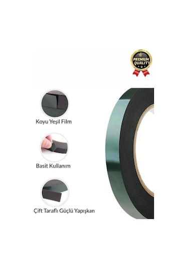 Premium Ultra Güçlü İz Bırakmaz Elastik Yapılı Çift Taraflı Akrilik Köpük Bant 36mm - 10m - 1 Adet