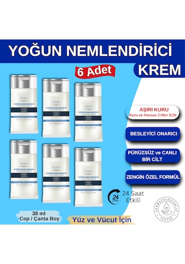 Elysian Essence Yoğun Nemlendirici Panthenol Krem 6lı Set Cep Boy