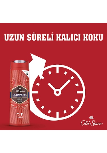 Old Spice Captain Duş Jeli ve Şampuan 50 ML