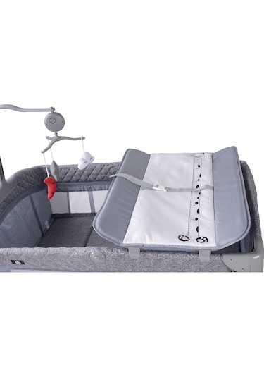 Sunny Baby Oslo Anne Yanı Oyun Parkı 70x110 Cm Gri