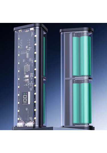 Xuweiwei Şeffaf Ayrılabilir 6 Bölümlü 18650 Kaynaksız Yatak Mobil Kiti Turuncu A6 Kamp Işığı İle