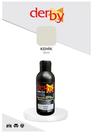 Derby Kemik Deri Döşeme Araç Direksiyon Koltuk Boyası 100 Ml