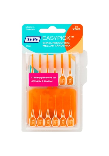 Tepe Easypick XS-S Silikon Saplı Kürdan 36'lı