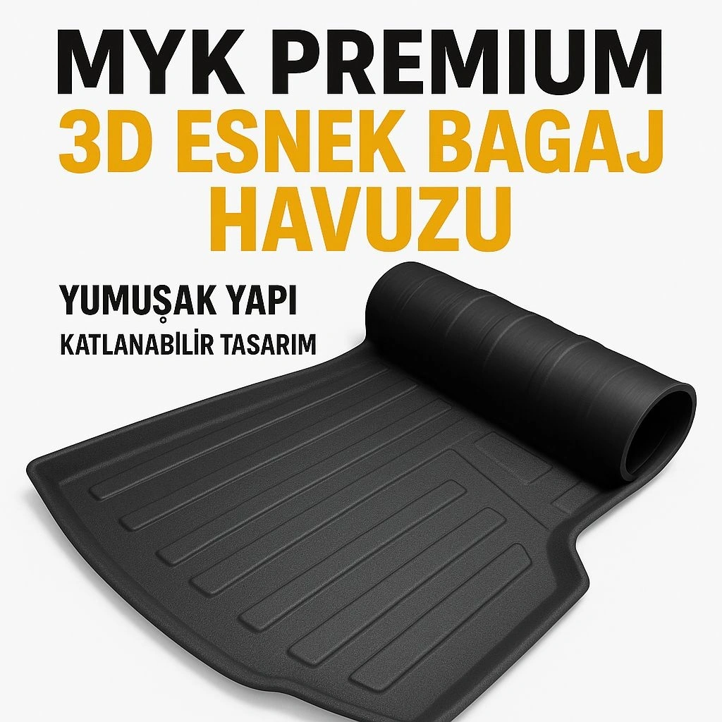 Togg T10f Sedan 2025 Sonrası Myk 3d Premium Yumuşak Bagaj Havuzu