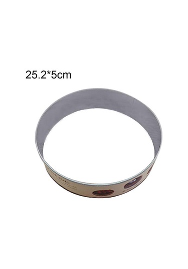 Paslanmaz Çelik Yuvarlak Kare Kek Halkası Kalıbı Mus Kesici Kendin Yap Dekorasyon Aracı Çok Renkli