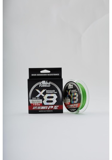 Fubelo Braid Line 8x Green 0.18 Mm - Standart