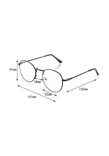 Jwl Yuvarlak Metal Dinlendirici Bilgisayar Ekran Gözlüğü Mavi B