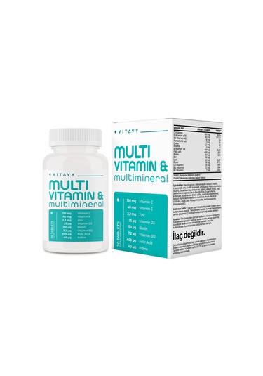 Multivitamin & Multimineral 1x30 Tablet İkili Set
