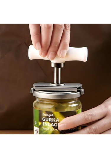 Vkemall Stainless Steel Multifunctional Cap Opener Set: 9.5cm Kapak Açıcı Beyaz + Lp5 Anahtar Zinciri Gümüş Beyaz