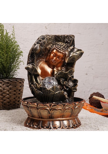 Zen Uyuyan Buddha Temalı Su Şelalesi