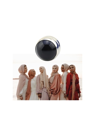 Tekli Güçlü Mıknatıslı Eşarp Şal Mıknatısı Çok Renkli