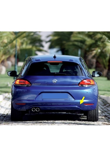 VW Scirocco 09-14 Arka Tampon Çeki Çekme Demiri Kapağı 1K8807441B