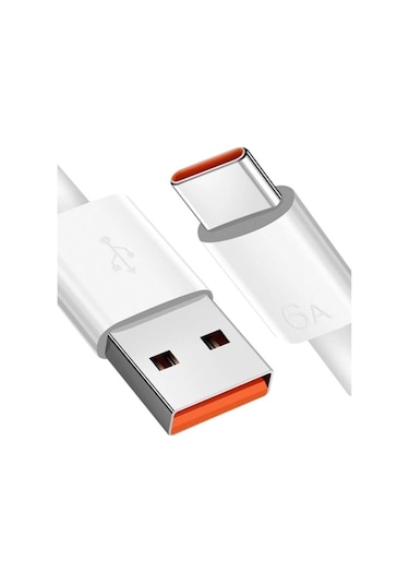 Şarj Kablosu 6 Amper Type-c Usb Hızlı Sarj