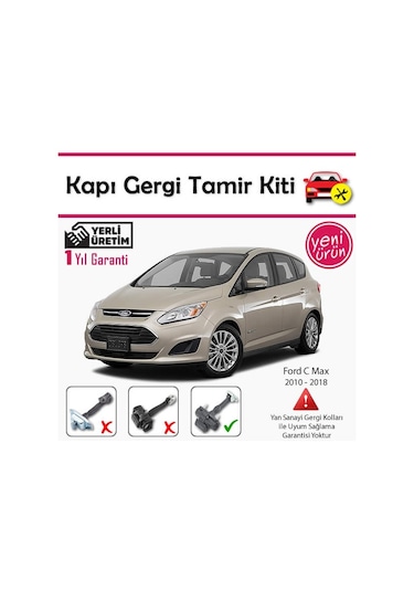 Barrer Ford C-MAX Kapı Gergi (Limitör) Tamir Kiti Ön/Arka 2010-2018