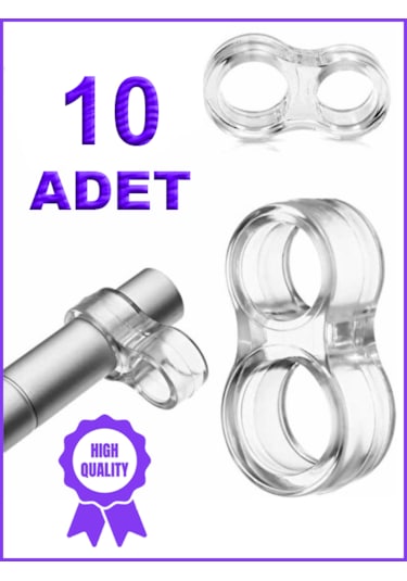 Şeffaf Silikon Plastik Kapı Kolu Tutucu Tutacağı Durdurucu Pencere Tamponu Stoperi 10 Adet