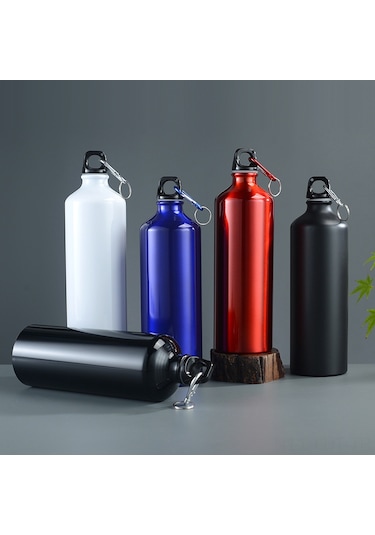 Hangfox Mavi 1l Alüminyum Spor Su Bardağı - Fitness, Bisiklet, Dağcılık İçin - Dayanıklı Ve Fonksiyonel Tasarım Çok Renkli