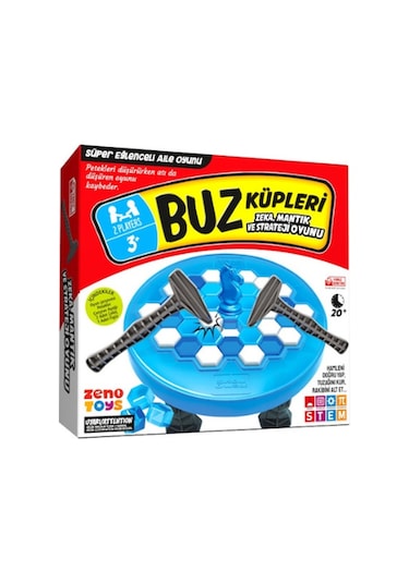 Zeno 7151 Buz Küpleri Zeka Mantık ve Strateji Oyunu - Buz Kırma Oyunu