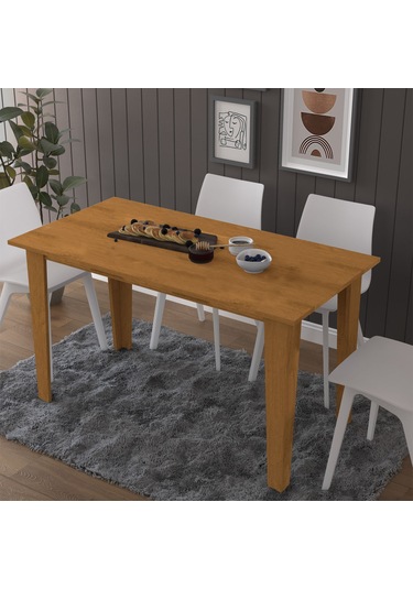 Yemek Masası Ym-01 Petra Kahverengi